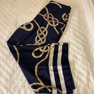 Zara Nautical Silk Pants